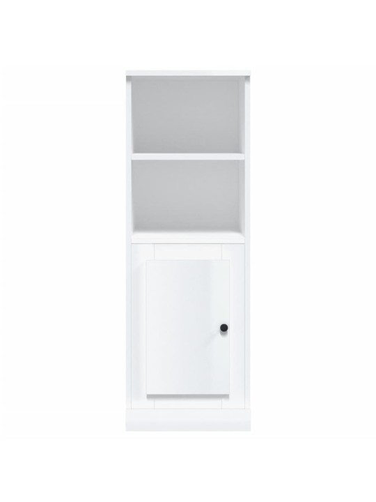 Skříň highboard lesklá bílá 36 x 35,5 x 103,5 kompozitní dřevo