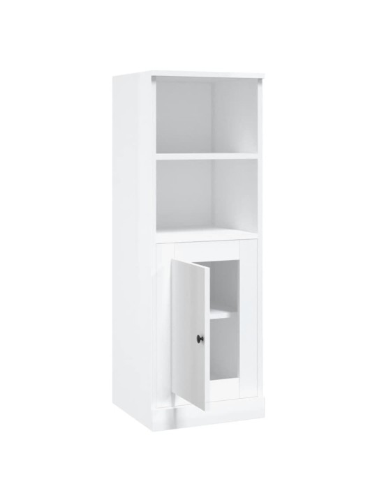 Skříň highboard lesklá bílá 36 x 35,5 x 103,5 kompozitní dřevo