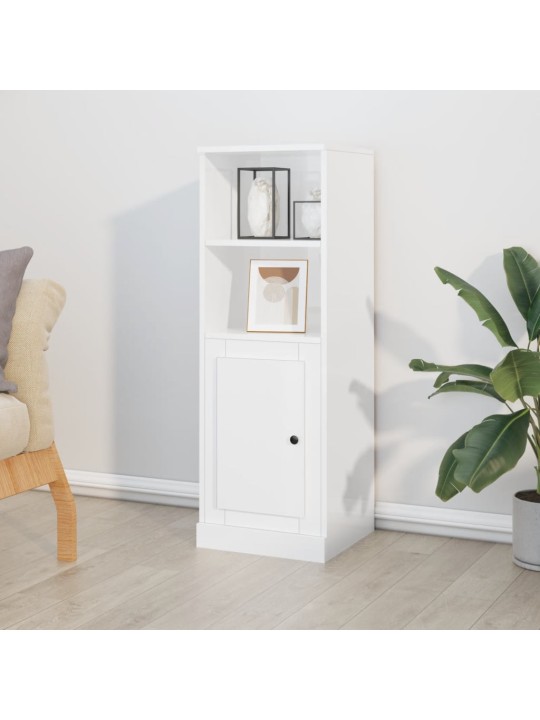 Skříň highboard lesklá bílá 36 x 35,5 x 103,5 kompozitní dřevo