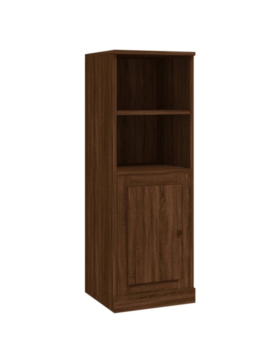 Skříň highboard hnědý dub 36 x 35,5 x 103,5 kompozitní dřevo