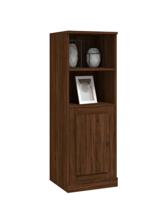 Skříň highboard hnědý dub 36 x 35,5 x 103,5 kompozitní dřevo