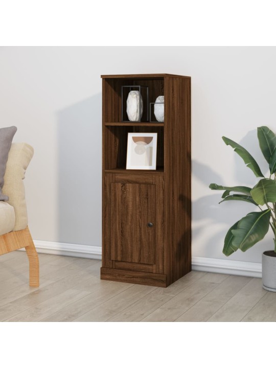 Skříň highboard hnědý dub 36 x 35,5 x 103,5 kompozitní dřevo
