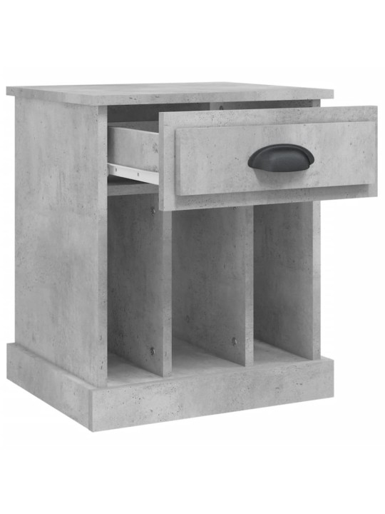 Noční stolky 2 ks betonově šedé 43 x 36 x 50 cm