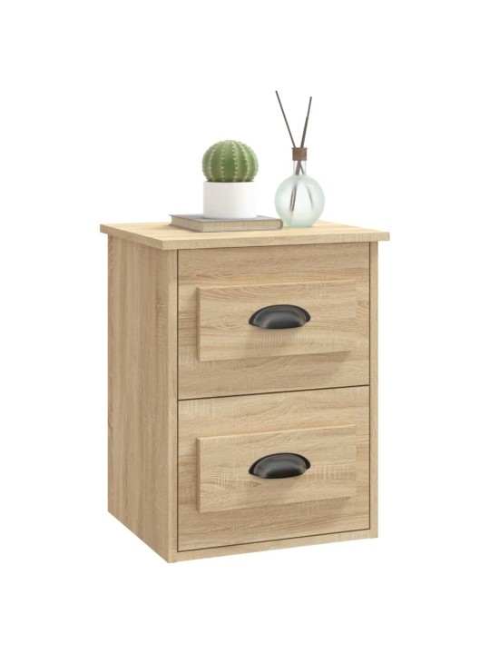Nástěnné noční stolky 2 ks dub sonoma 41,5 x 36 x 53 cm
