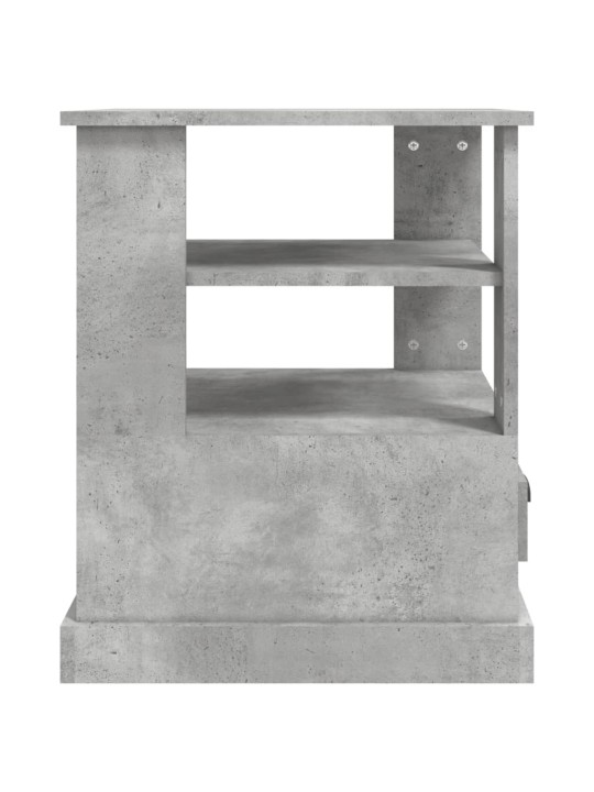 Odkládací stolek betonově šedý 50 x 50 x 60 cm kompozitní dřevo