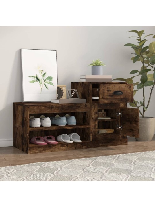 Botník kouřový dub 100 x 42 x 60 cm kompozitní dřevo