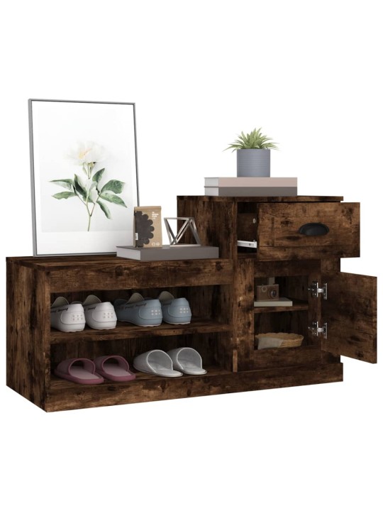 Botník kouřový dub 100 x 42 x 60 cm kompozitní dřevo