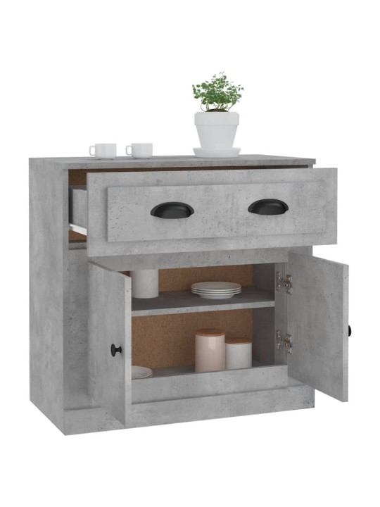 Příborník betonově šedý 70 x 35,5 x 67,5 cm kompozitní dřevo
