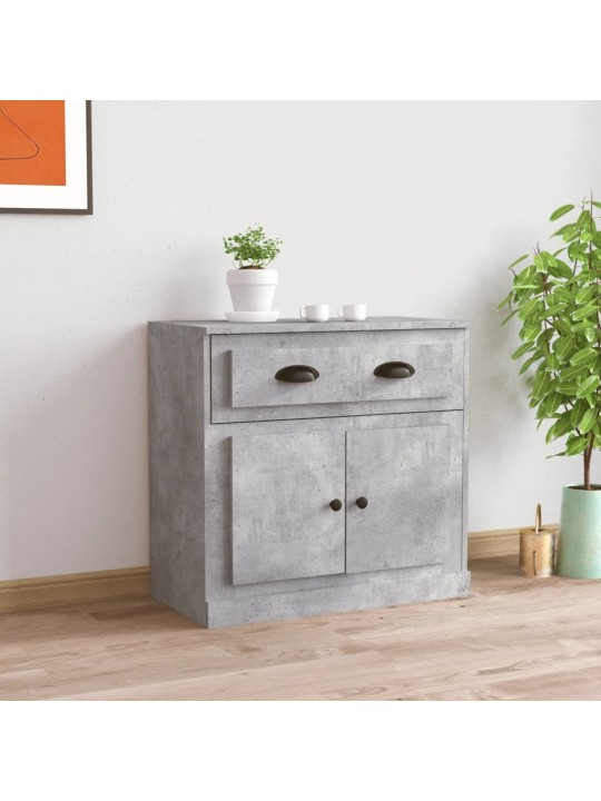 Příborník betonově šedý 70 x 35,5 x 67,5 cm kompozitní dřevo