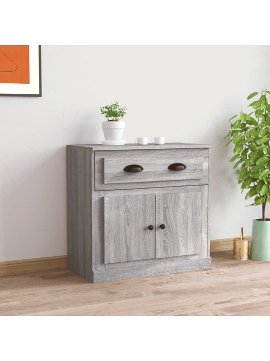Příborník šedý sonoma 70 x 35,5 x 67,5 cm kompozitní dřevo