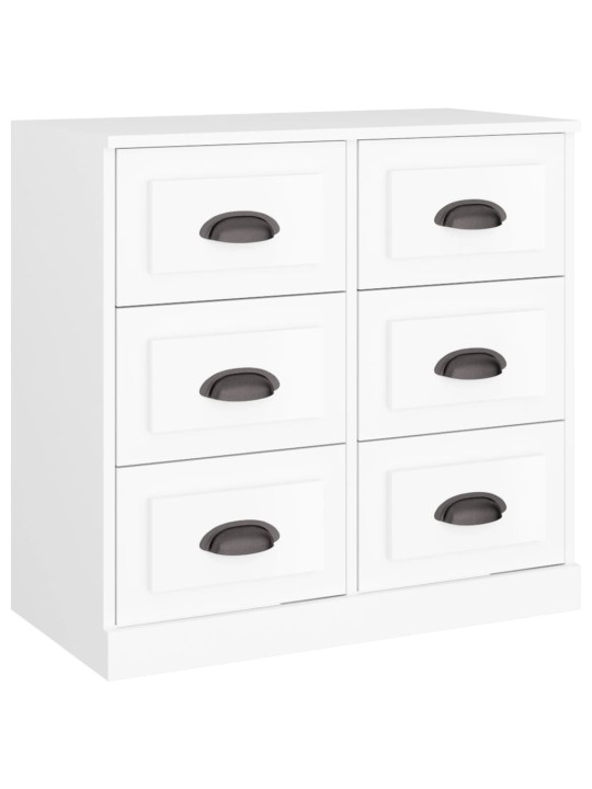 Příborník bílý 70 x 35,5 x 67,5 cm kompozitní dřevo