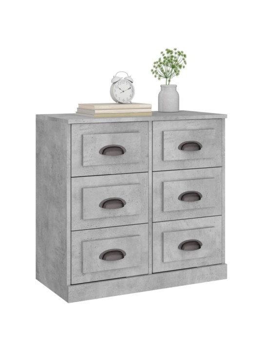 Příborník betonově šedý 70 x 35,5 x 67,5 cm kompozitní dřevo