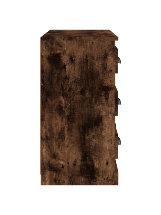 Příborník kouřový dub 70 x 35,5 x 67,5 cm kompozitní dřevo