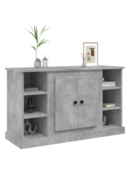 Příborník betonově šedý 100 x 35,5 x 60 cm kompozitní dřevo