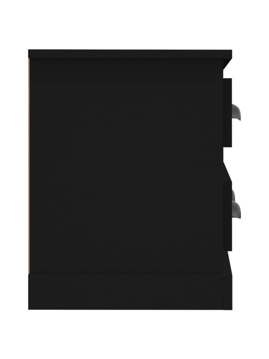 TV skříňka černá 100 x 35,5 x 45 cm kompozitní dřevo