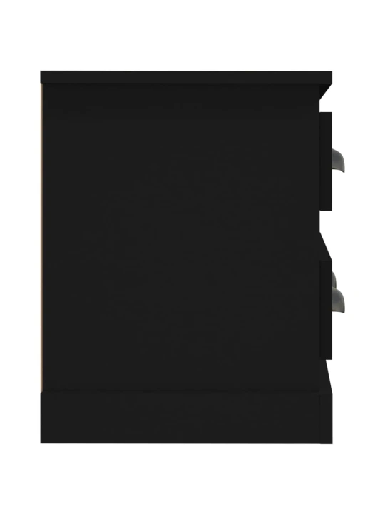 TV skříňka černá 100 x 35,5 x 45 cm kompozitní dřevo