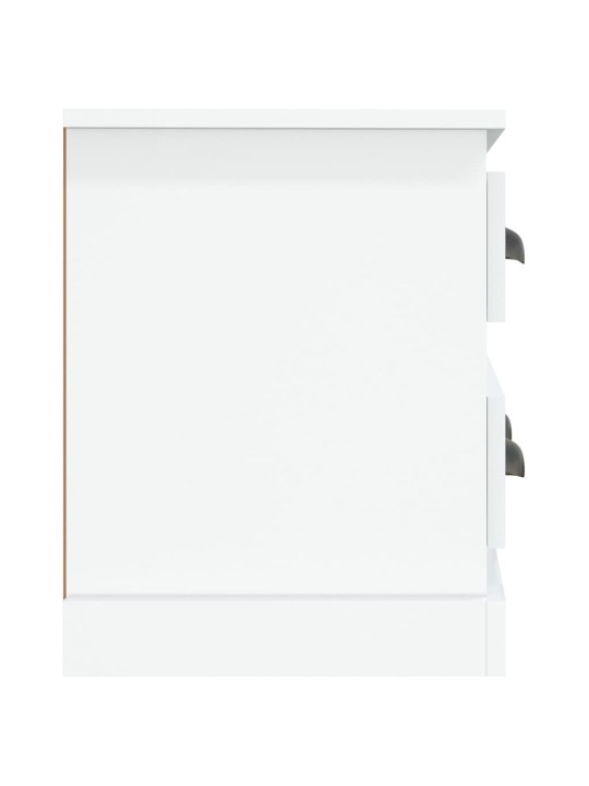 TV skříňka bílá vysoký lesk 100 x 35,5 x 45 cm kompozitní dřevo