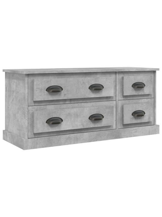TV skříňka betonově šedá 100 x 35,5 x 45 cm kompozitní dřevo