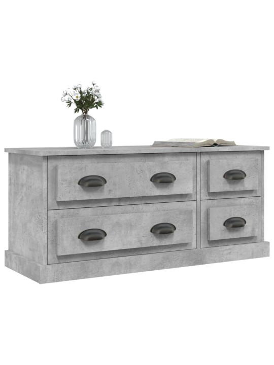 TV skříňka betonově šedá 100 x 35,5 x 45 cm kompozitní dřevo