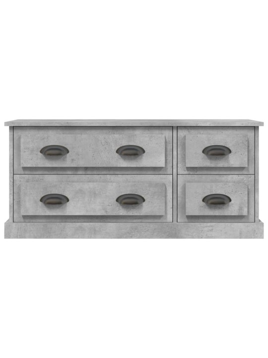 TV skříňka betonově šedá 100 x 35,5 x 45 cm kompozitní dřevo