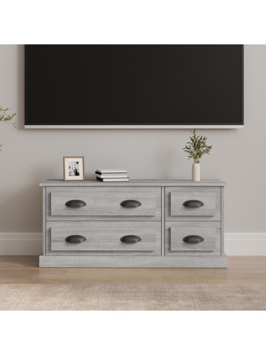 TV skříňka šedá sonoma 100 x 35,5 x 45 cm kompozitní dřevo