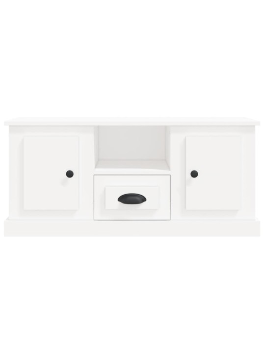 TV skříňka bílá 100 x 35,5 x 45 cm kompozitní dřevo