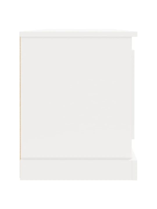 TV skříňka bílá 100 x 35,5 x 45 cm kompozitní dřevo