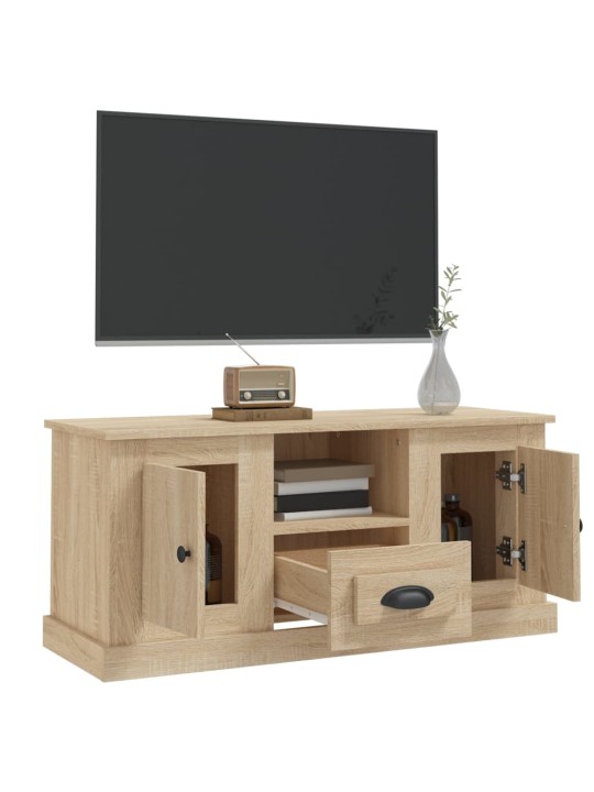 TV skříňka dub sonoma 100 x 35,5 x 45 cm kompozitní dřevo