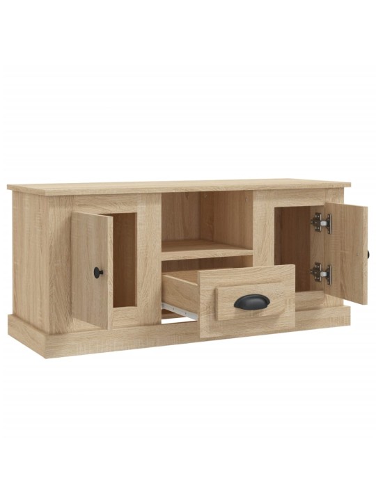 TV skříňka dub sonoma 100 x 35,5 x 45 cm kompozitní dřevo