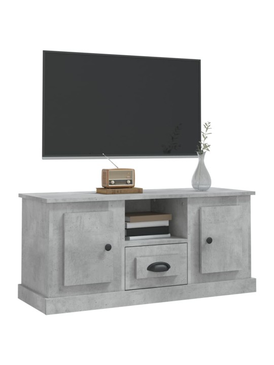 TV skříňka betonově šedá 100 x 35,5 x 45 cm kompozitní dřevo