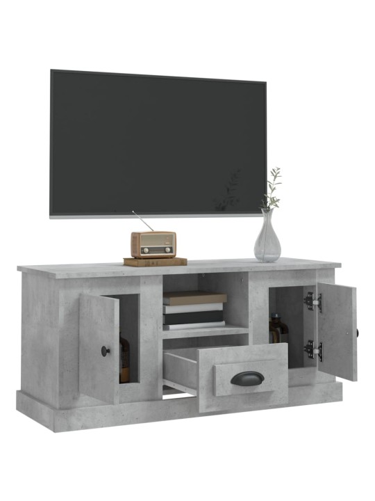 TV skříňka betonově šedá 100 x 35,5 x 45 cm kompozitní dřevo