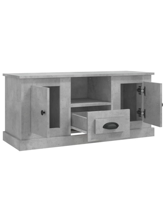 TV skříňka betonově šedá 100 x 35,5 x 45 cm kompozitní dřevo