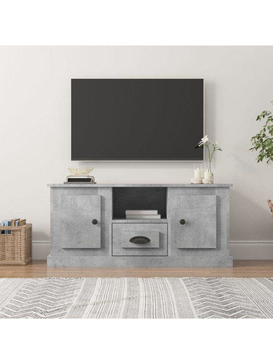 TV skříňka betonově šedá 100 x 35,5 x 45 cm kompozitní dřevo