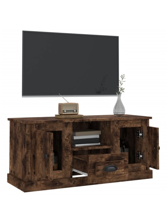 TV skříňka kouřový dub 100 x 35,5 x 45 cm kompozitní dřevo