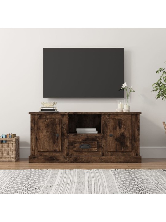 TV skříňka kouřový dub 100 x 35,5 x 45 cm kompozitní dřevo