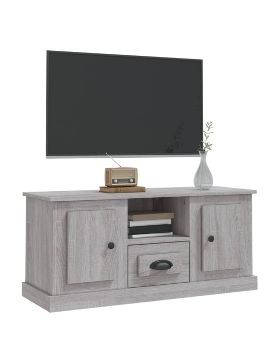 TV skříňka šedá sonoma 100 x 35,5 x 45 cm kompozitní dřevo