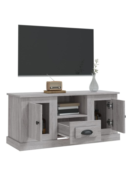 TV skříňka šedá sonoma 100 x 35,5 x 45 cm kompozitní dřevo