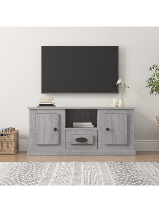 TV skříňka šedá sonoma 100 x 35,5 x 45 cm kompozitní dřevo