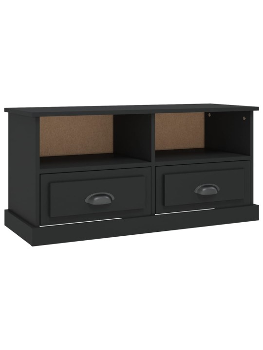 TV skříňka černá 93 x 35,5 x 45 cm kompozitní dřevo