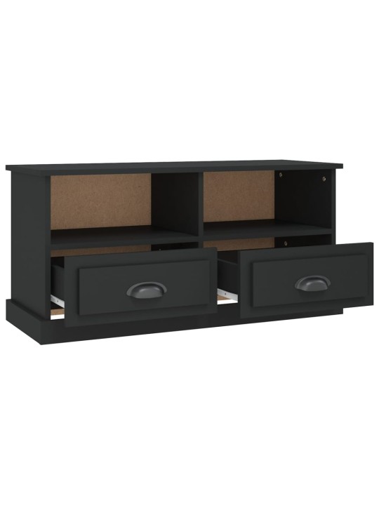 TV skříňka černá 93 x 35,5 x 45 cm kompozitní dřevo