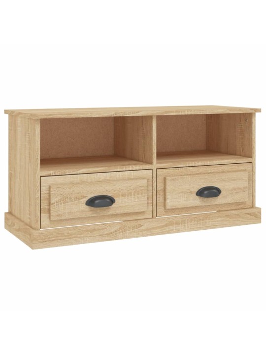 TV skříňka dub sonoma 93 x 35,5 x 45 cm kompozitní dřevo
