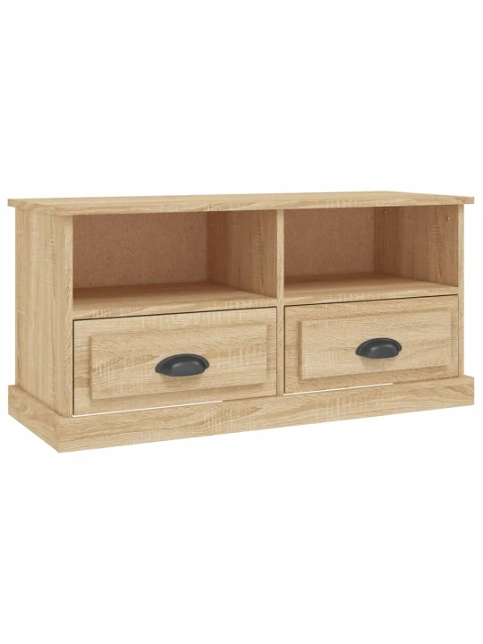 TV skříňka dub sonoma 93 x 35,5 x 45 cm kompozitní dřevo