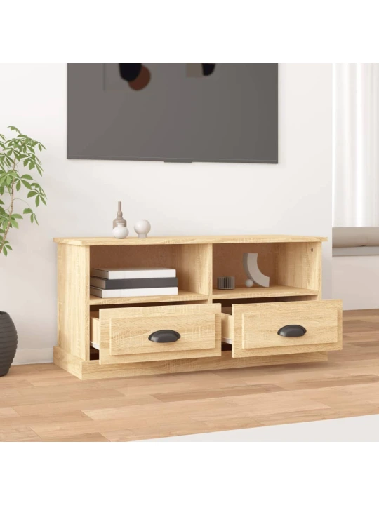 TV skříňka dub sonoma 93 x 35,5 x 45 cm kompozitní dřevo