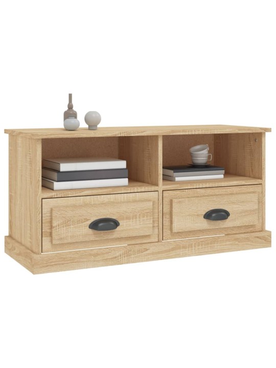 TV skříňka dub sonoma 93 x 35,5 x 45 cm kompozitní dřevo