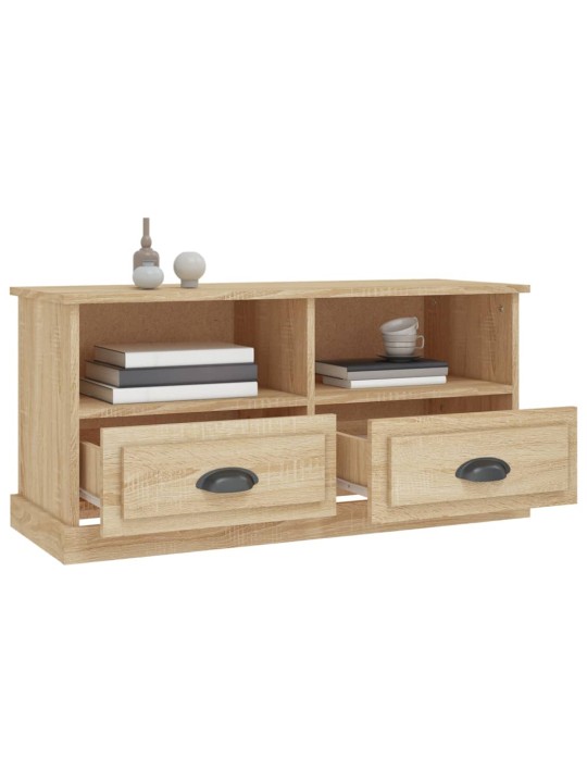 TV skříňka dub sonoma 93 x 35,5 x 45 cm kompozitní dřevo