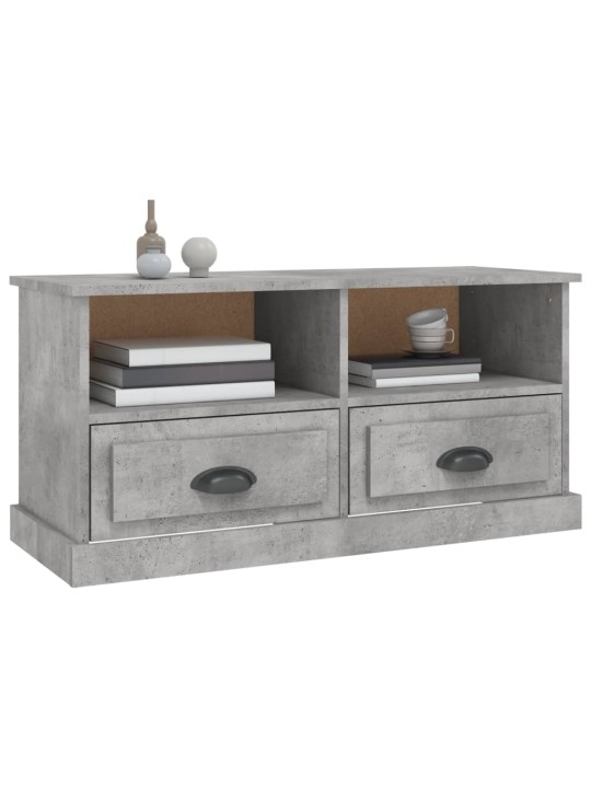 TV skříňka betonově šedá 93 x 35,5 x 45 cm kompozitní dřevo