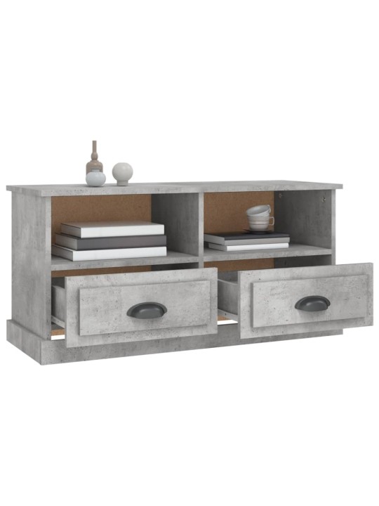TV skříňka betonově šedá 93 x 35,5 x 45 cm kompozitní dřevo