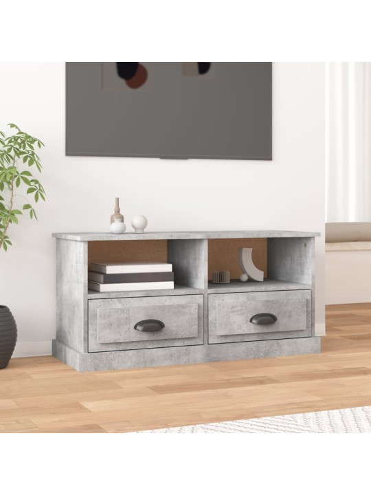 TV skříňka betonově šedá 93 x 35,5 x 45 cm kompozitní dřevo