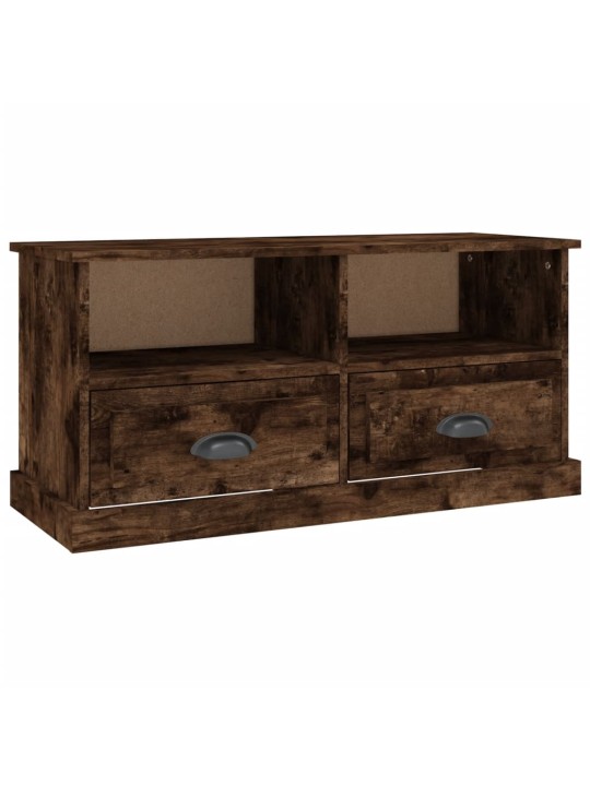 TV skříňka kouřový dub 93 x 35,5 x 45 cm kompozitní dřevo