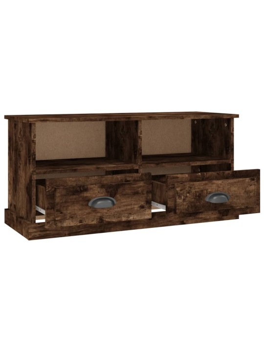 TV skříňka kouřový dub 93 x 35,5 x 45 cm kompozitní dřevo